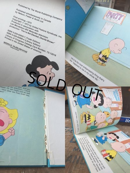 画像3: Vintage Book Snoopy You'RE NOT ELECTED Charlie Brown (AL5390)  (3)
