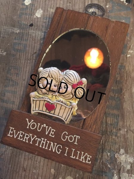 画像1: Vintage Mirror You'VE Got Everything I Like (AL5297) (1)