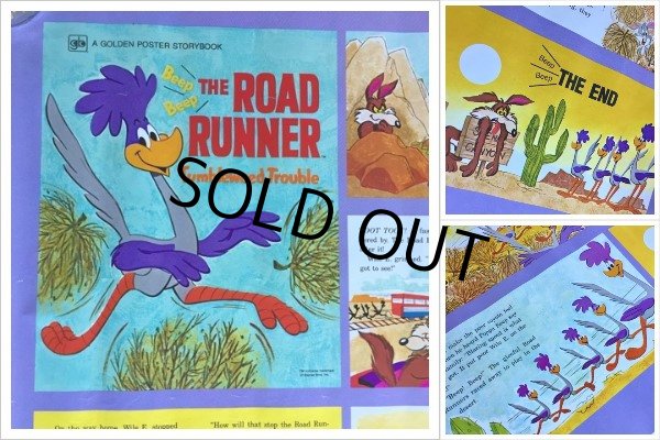 画像4: Vitage ROAD RUNNER Golden Storybook Poster w/frame (AL5616) (4)