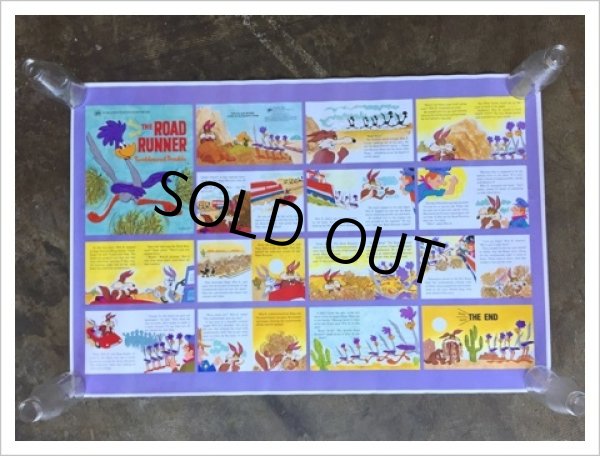 画像3: Vitage ROAD RUNNER Golden Storybook Poster w/frame (AL5616) (3)