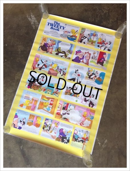 画像3: Vitage Tweety and Sylvester Golden Storybook Poster w/frame (AL5606) (3)