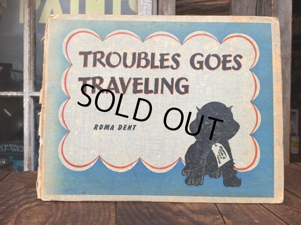 画像1: 40s Vintage Book TROUBLES GOED TRAVELING (AL6014) (1)