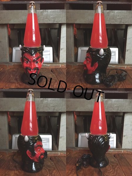 画像2: Vintage Red Devil Lava Lamp (AL6365) (2)