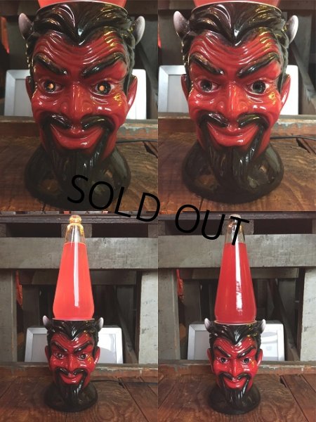 画像3: Vintage Red Devil Lava Lamp (AL6365) (3)