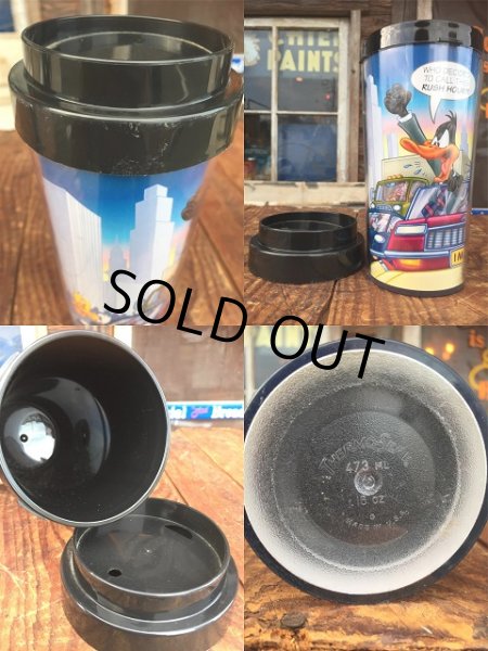 画像3: 90s Looney Tunes Plastic Tumbler PUSH HOUR?! (AL6811)  (3)