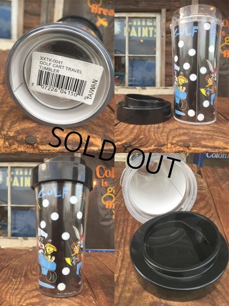 画像3: 90s Looney Tunes Plastic Tumbler GOLF (AL6812)  (3)