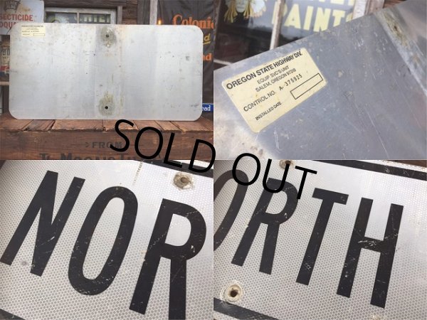 画像3: Vintage Road Sign NORTH (AL7042) (3)