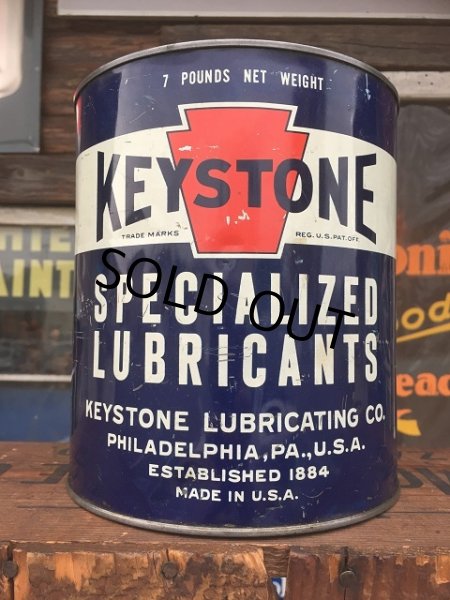 画像1: Vintage KEYSTONE Motor Oil 1GL Can (AL7044) (1)