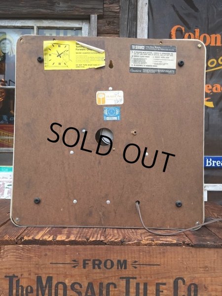 画像2: Vintage NAPA Lighted Sign Clock (AL7401) (2)