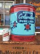 画像1: 40s Vintage Colmbine Pure Lard Tin (AL7398) (1)