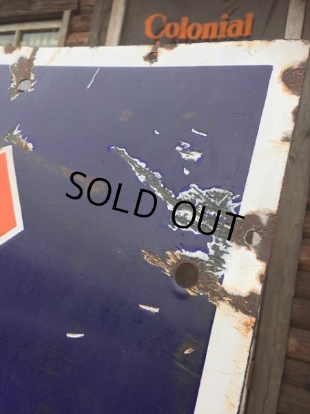 画像4: 40s Vintage Firestone Tires Porcelain Sign (AL7686) (4)