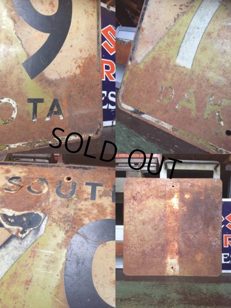 画像3: 60s Vintage Road Sign SOUTH DAKOTA 79 (AL7972) (3)