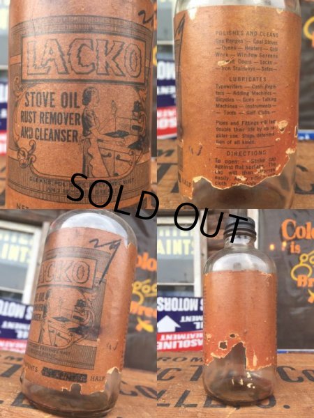 画像3: Vintage LACKO Stove Oil Bottle (AL8589) (3)