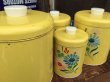 画像12: Vintage Ransburg Canister Set of 4 Flower (AL8585) (12)