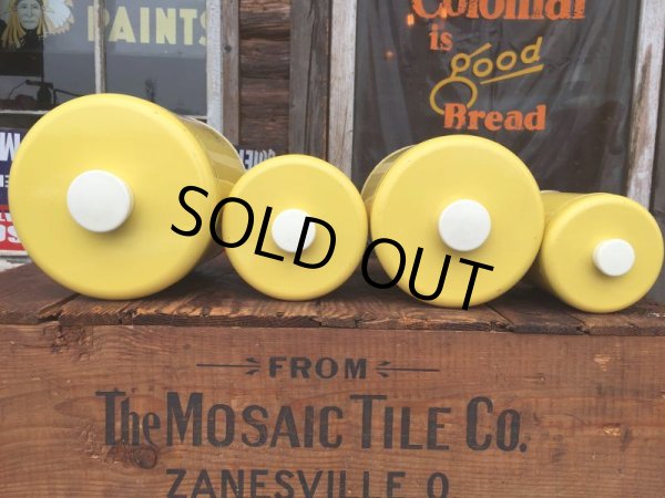 画像6: Vintage Ransburg Canister Set of 4 Flower (AL8585) (6)