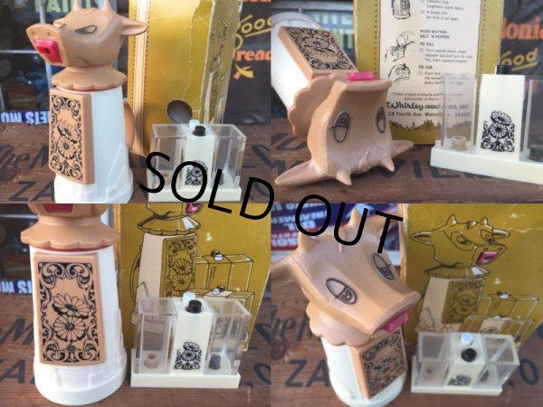 画像3: Vintage Cow Creamer Set (AL8770) (3)