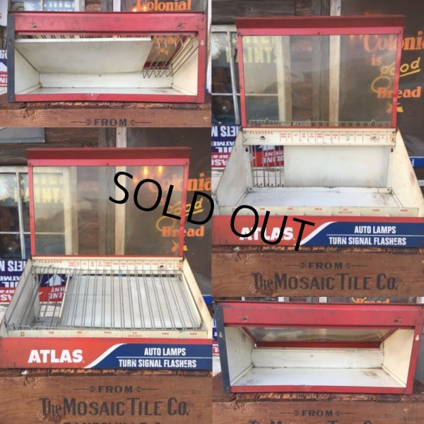 画像2: Vintage ATLAS Auto Lamps Cabinet (AL8766) (2)