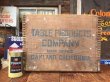 画像1: Vintage TABLE PRODUCTS COMPANY Wooden Crate Box (AL9359) (1)