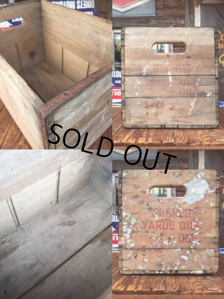 画像2: Vintage CHICO PRODUCTS COMPANY Wooden Crate Box (AL9360) (2)