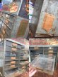 画像3: Vintage Old Hickory Shoe Lace Store Display Cabinet (AL9457) (3)