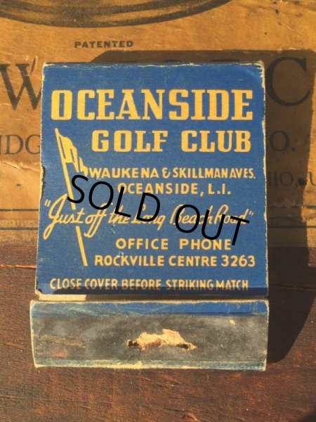 画像2: Vintage Matchbook OCEANSIDE GOLF CLUB (MA9858) (2)