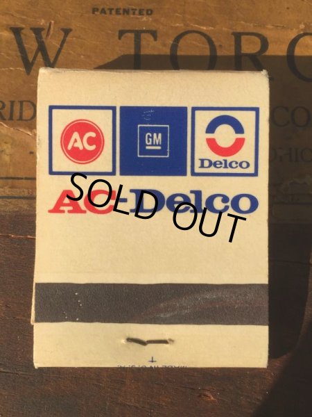 画像1: Vintage Matchbook AC-Delco (MA9849) (1)