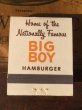 画像2: Vintage Matchbook Big Boy (MA9861) (2)