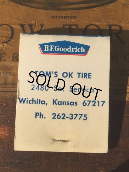 画像2: Vintage Matchbook B.F.Goodrich (MA9846) (2)