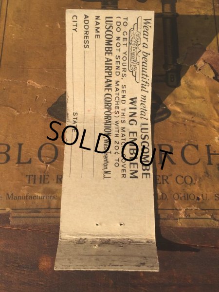 画像3: Vintage Matchbook FLY LUSCOMBE LaBaw's Clothing Mart (MA9867) (3)