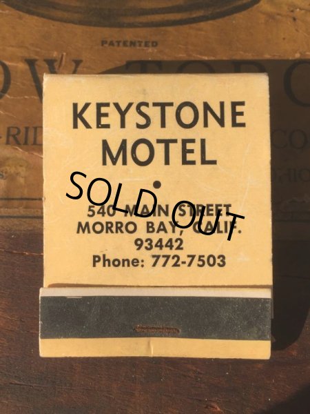 画像1: Vintage Matchbook KEYSTONE MOTEL (MA9852) (1)