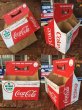 画像2: Vintage Soda 6 Pac bottles Cardboard carrying case Coca Cola (AL0104) (2)