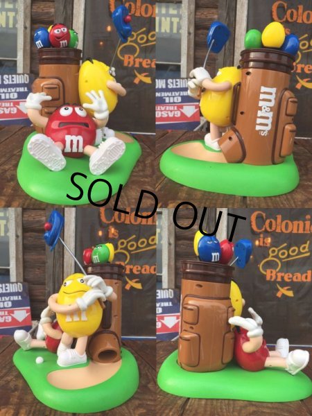 画像2: Vintage M&M's Dispenser Figure Golf (AL0211) (2)