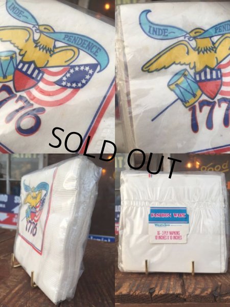 画像2: 70s Vintage 1776-1976 200th Anniversary Napkin (AL0650) (2)