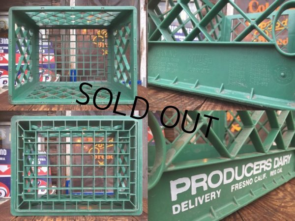 画像3: Vintage Producers Dairy Plastic Crate Box (AL0762) (3)