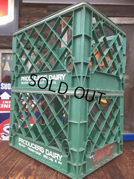 画像4: Vintage Producers Dairy Plastic Crate Box (AL0762) (4)