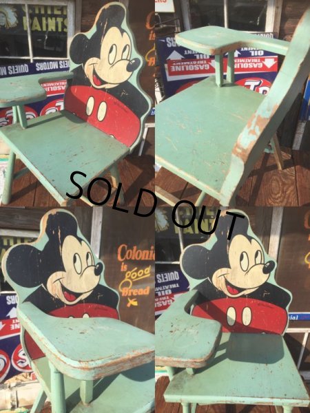 画像4: Vintage Disney Mickey Mouse Kids Desk Chair (AL0996) (4)