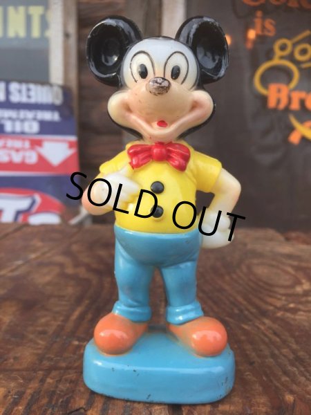 画像1: Vintage Gund Disney Mickey Mouse Plastic Toy (AL0990) (1)