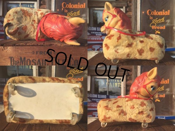 画像3: Vintage Ride on Toy Rubber Face Pony (AL2039) (3)