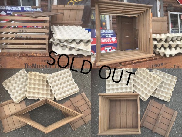 画像5: Vintage Hen Egg Co Wooden Crate Box (AL2695) (5)
