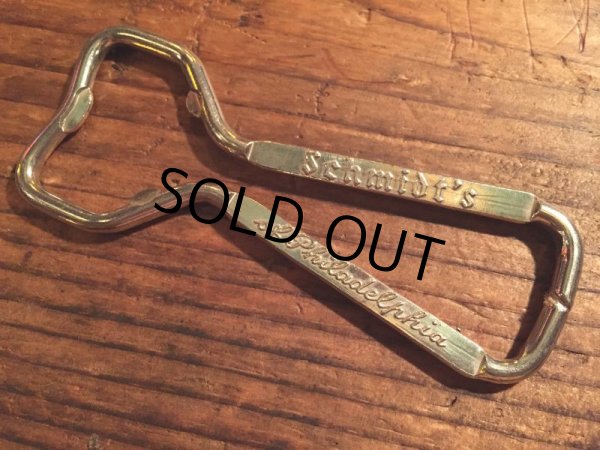 画像1: Vintage Bottle Opener Schmidt's Beer (AL2834) (1)