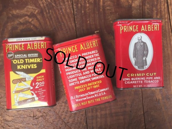 画像1: Vintage Pringe Alnert Cigarette Tobacco Can (AL3312) (1)