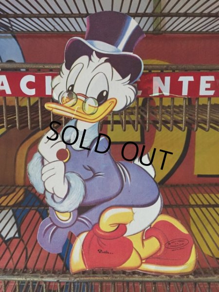 画像1: Vintage WDP Cardbord Decoration Scrooge McDuck (J013) (1)