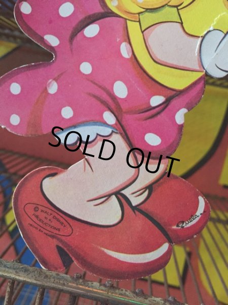 画像2: Vintage WDP Cardbord Decoration Minnie Mouse (J011) (2)