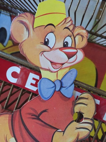 画像3: Vintage WDP Cardbord Decoration Bongo Bear (J016) (3)