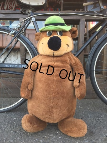 画像1: 80s Vintage Yogi Bear Doll 67cm (J018) (1)