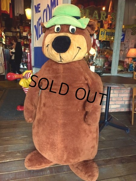 画像1: 80s Vintage Yogi Bear Huge Giant Life Size Doll (J017) (1)