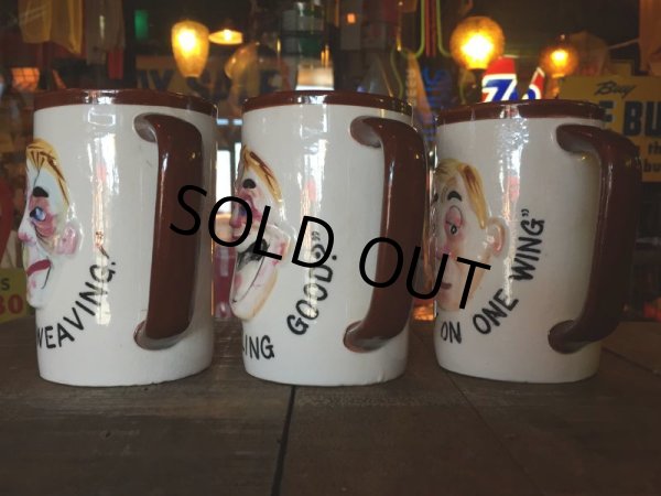 画像6: Vinatge Enesco Funny Face 3D Ceramic Mugs (J027) (6)