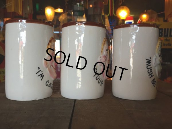 画像4: Vinatge Enesco Funny Face 3D Ceramic Mugs (J027) (4)