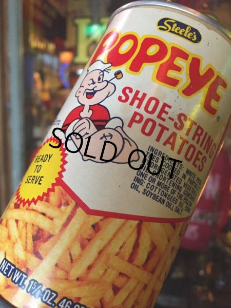 画像6: Vintage Popeye Potato Stick Can (J028) (6)
