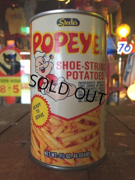 画像3: Vintage Popeye Potato Stick Can (J028) (3)